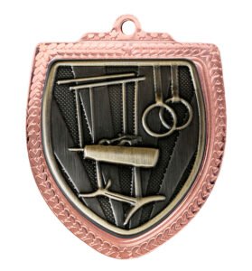 Shield Medal – Gymnastics 80mm
