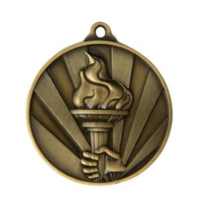 Sunrise Medal-Victory Torch 50mm