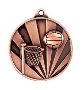 Sunrise Medal-Netball 50mm