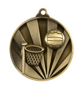 Sunrise Medal-Netball 50mm