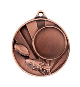 Sunrise Medal-Rugby+25mm insert 50mm