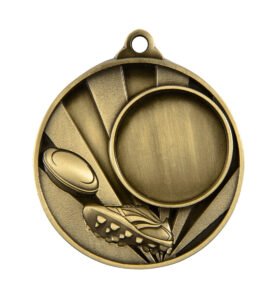 Sunrise Medal-Rugby+25mm insert 50mm