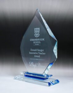 Aquamarine Glass-Arrow.