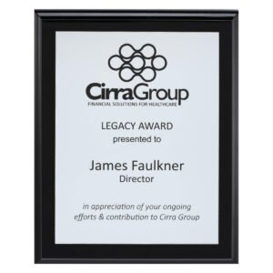 Engraved Plaques – Brushed Silver