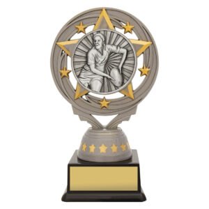 Silver Female Rugby Torch