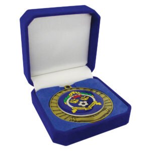 Crown Medal Box Blue