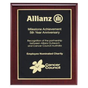 Designer Black Plaque